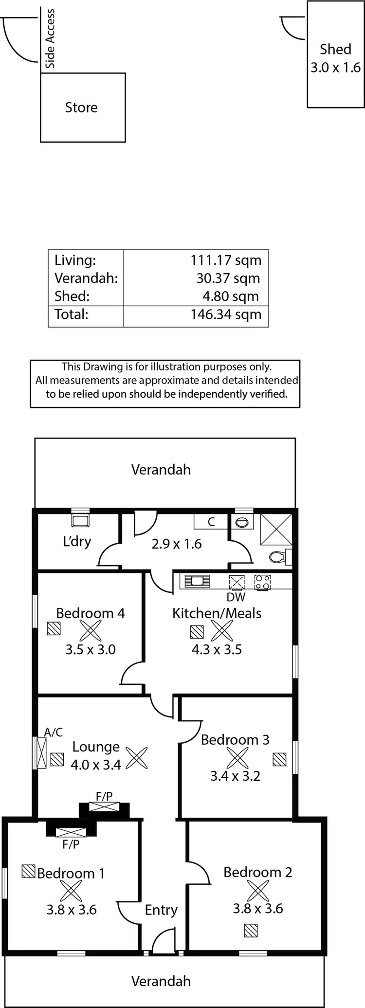 Floorplan of Homely house listing, 17 Flora Street, Stepney SA 5069