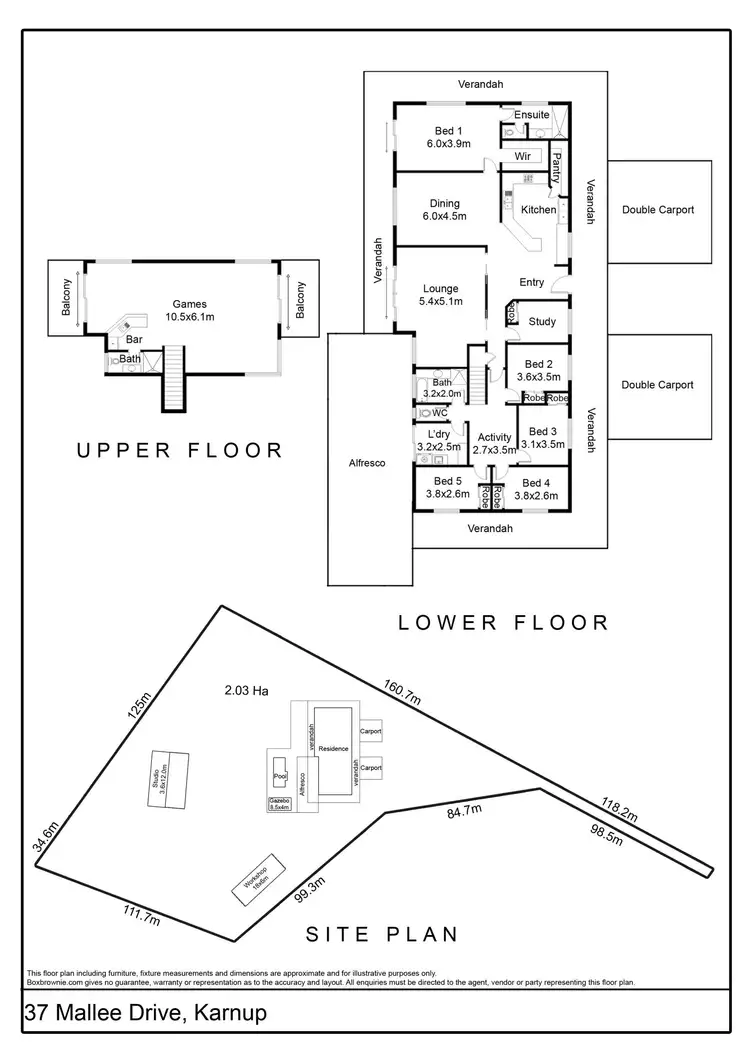 Floorplan of Homely rural property listing, 37 Mallee Drive, Karnup WA 6176
