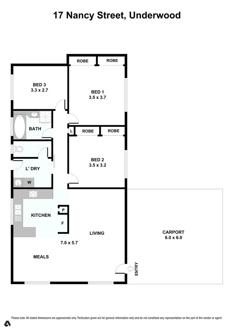 Floorplan of Homely house listing, 17 Nancy Street, Underwood QLD 4119