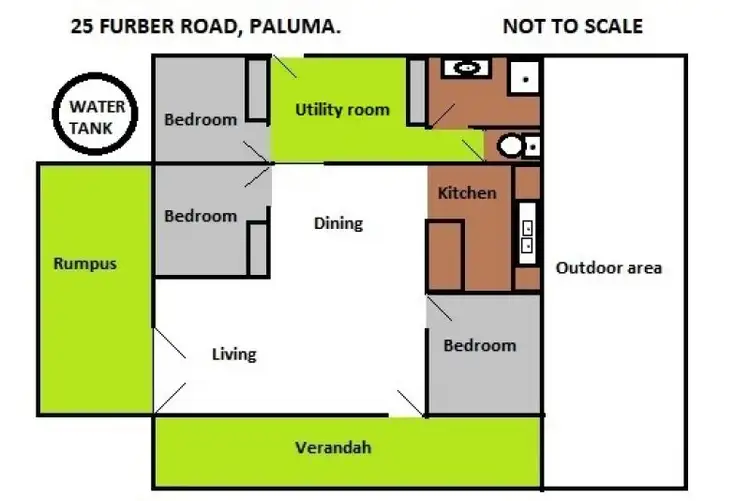 Floorplan of Homely house listing, 25 Furber Road, Paluma QLD 4816