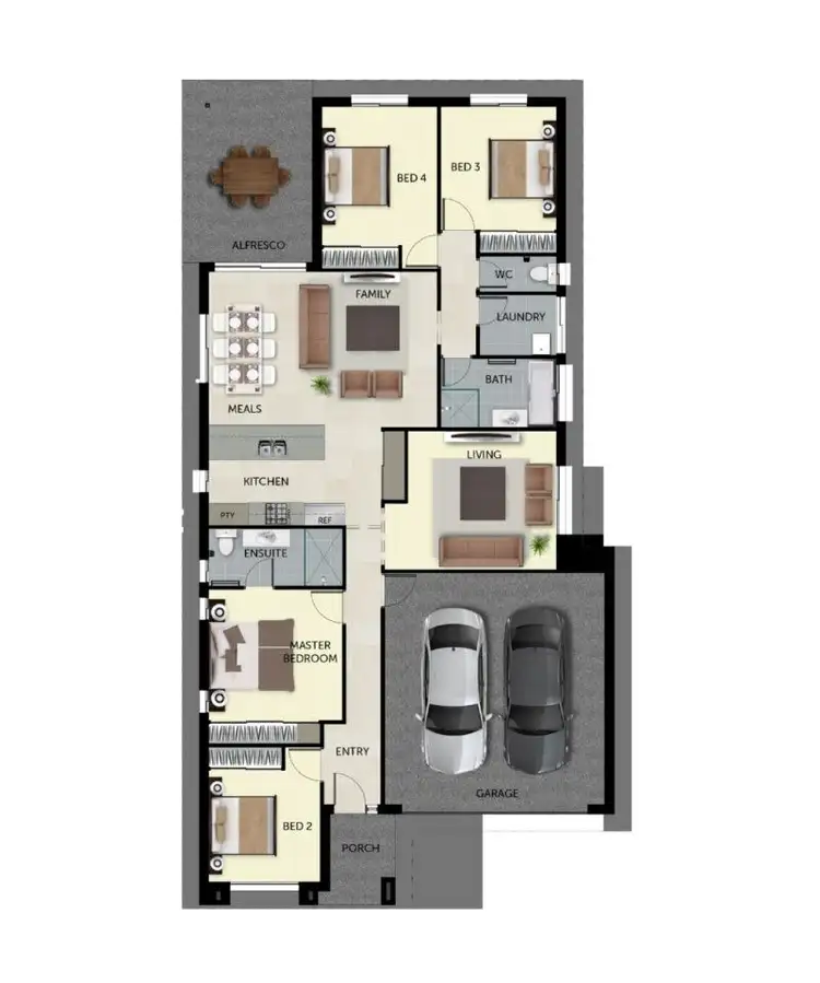 Floorplan of Homely house listing, 9 Atlantic Dr, Loganholme QLD 4129