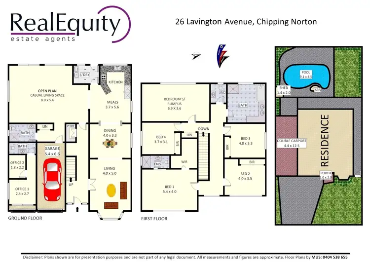 Floorplan of Homely house listing, 26 Lavington Avenue, Chipping Norton NSW 2170