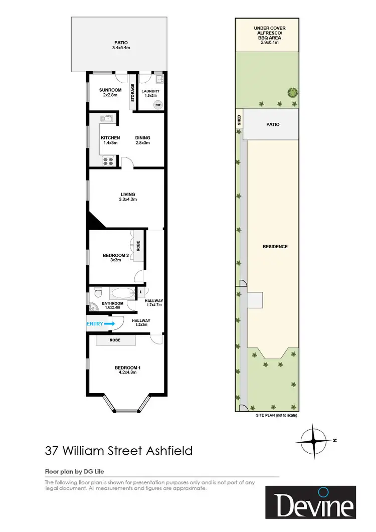 Floorplan of Homely house listing, 37 William Street, Ashfield NSW 2131