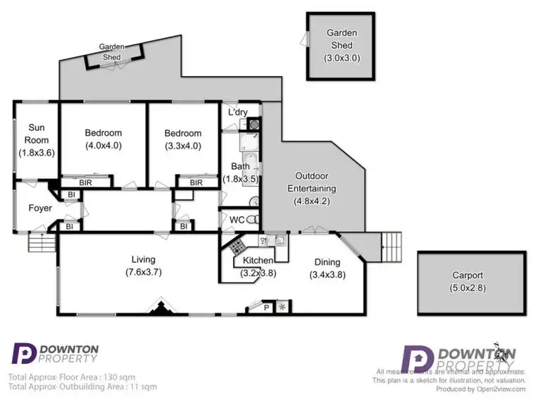 Floorplan of Homely house listing, 1/119 Cambridge Road, Bellerive TAS 7018