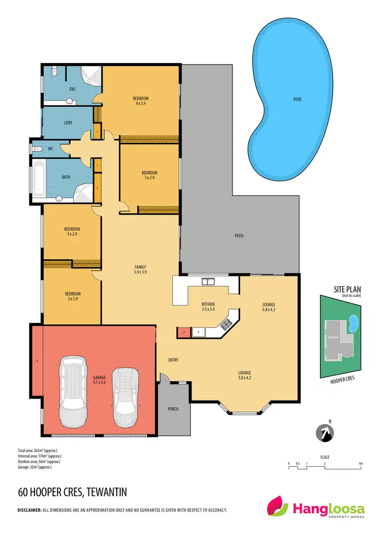 Floorplan of Homely house listing, 60 Hooper Crescent, Tewantin QLD 4565