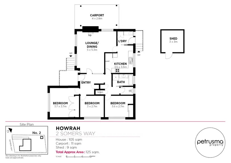 Floorplan of Homely house listing, 2 Somers Way, Howrah TAS 7018