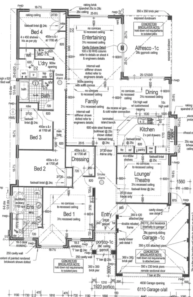 Floorplan of Homely house listing, 6 Deanmore Bend, Hammond Park WA 6164