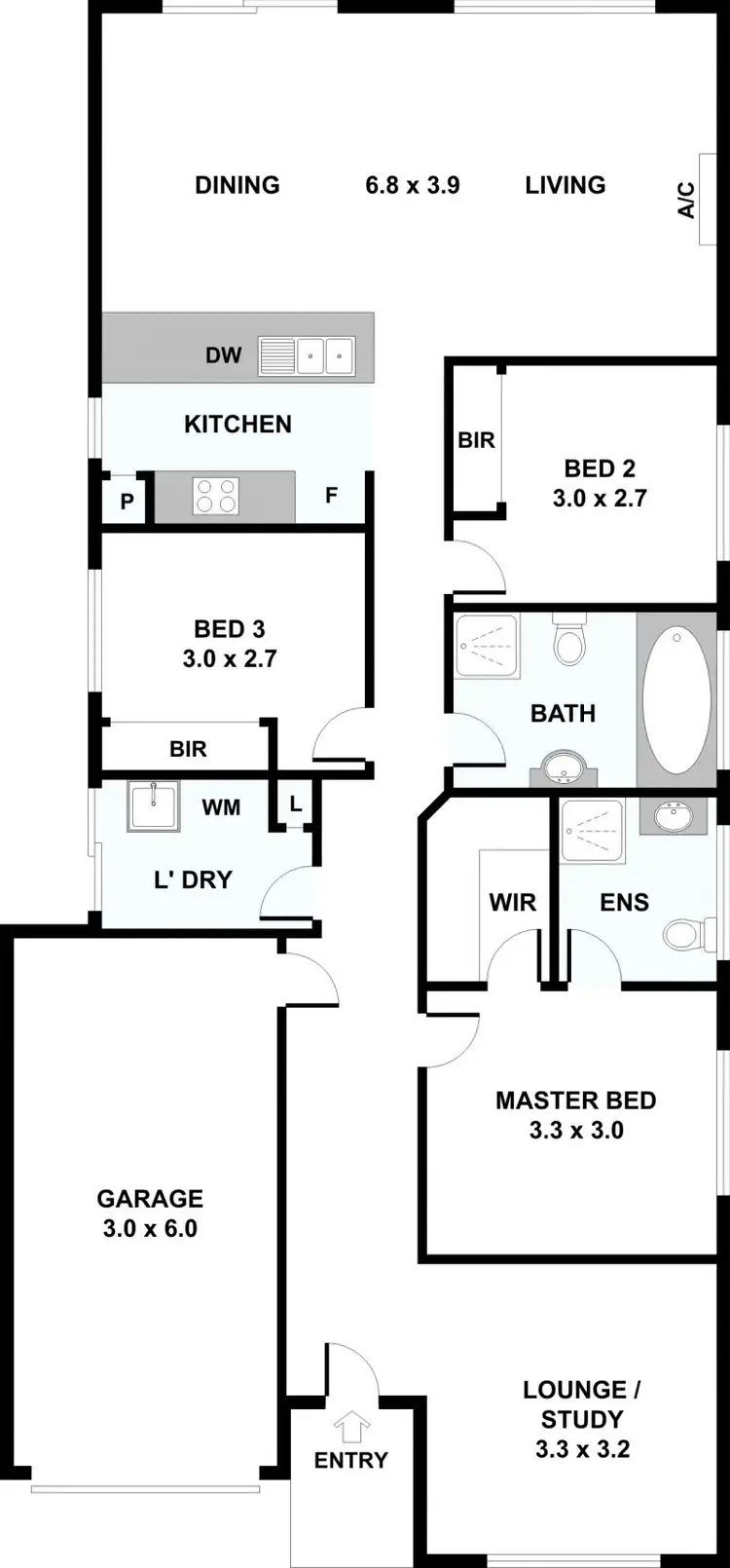 Floorplan of Homely house listing, 57 Peerless Rd, Munno Para West SA 5115