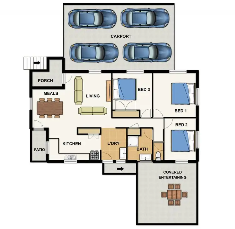 Floorplan of Homely house listing, 20 Deborah Court, Slacks Creek QLD 4127