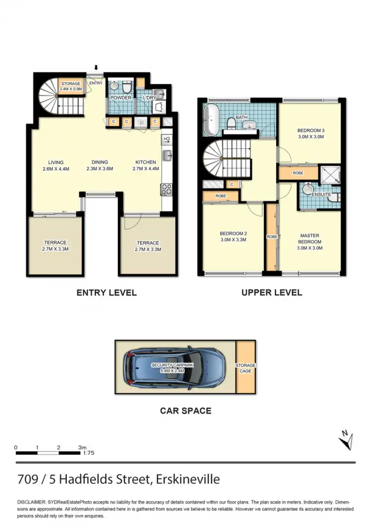 Floorplan of Homely apartment listing, 709/5 Hadfields Street, Erskineville NSW 2043