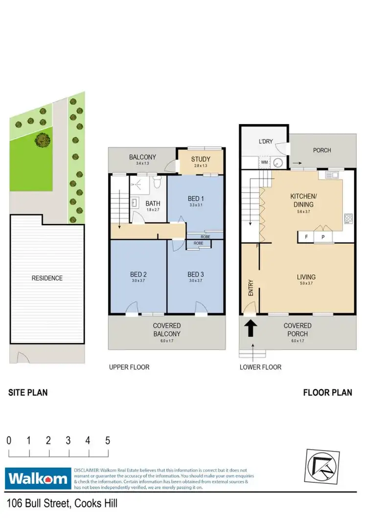 Floorplan of Homely house listing, 106 Bull Street, Cooks Hill NSW 2300