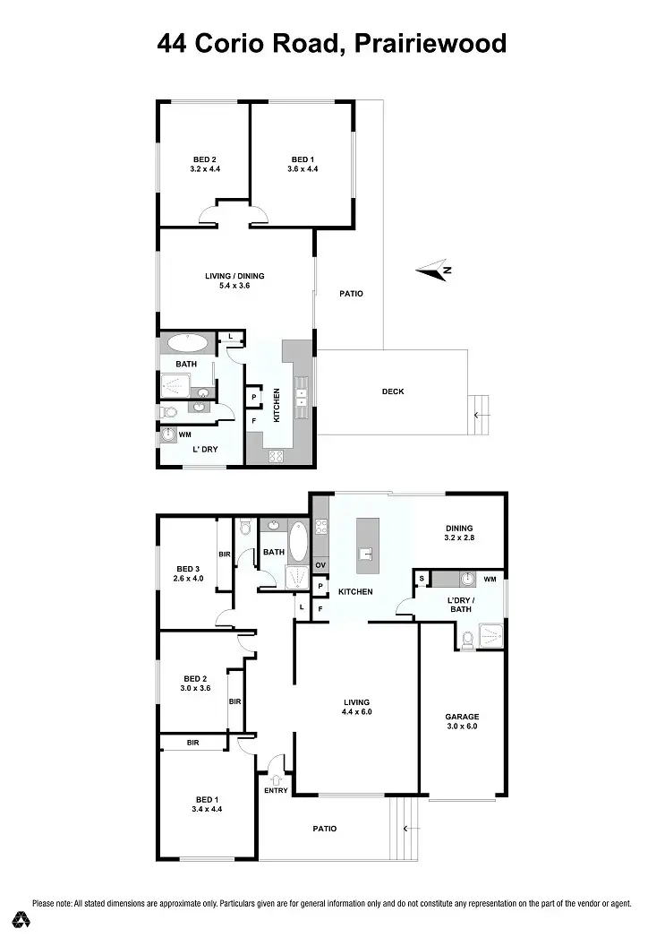Floorplan of Homely house listing, 44 Corio Road, Prairiewood NSW 2176