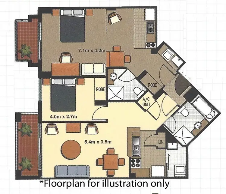 Floorplan of Homely block of units listing, 9/288-306 Wattle Street, Ultimo NSW 2007