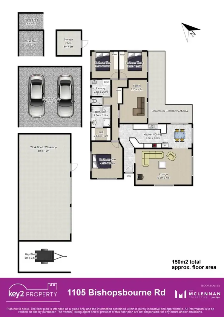Floorplan of Homely house listing, 1105 Bishopsbourne Road, Bishopsbourne TAS 7301