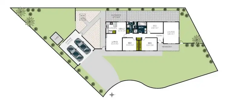 Floorplan of Homely house listing, 11 Poplar Court, Belmont VIC 3216