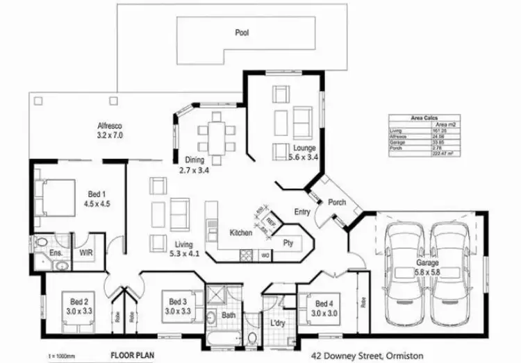 Floorplan of Homely house listing, 42 Downey Street, Ormiston QLD 4160