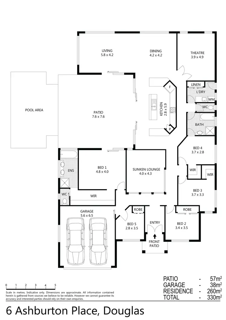 Floorplan of Homely house listing, 6 Ashburton Place, Douglas QLD 4814
