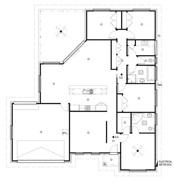 Floorplan of Homely house listing, 20 Betty Krake Drive, Red Cliffs VIC 3496
