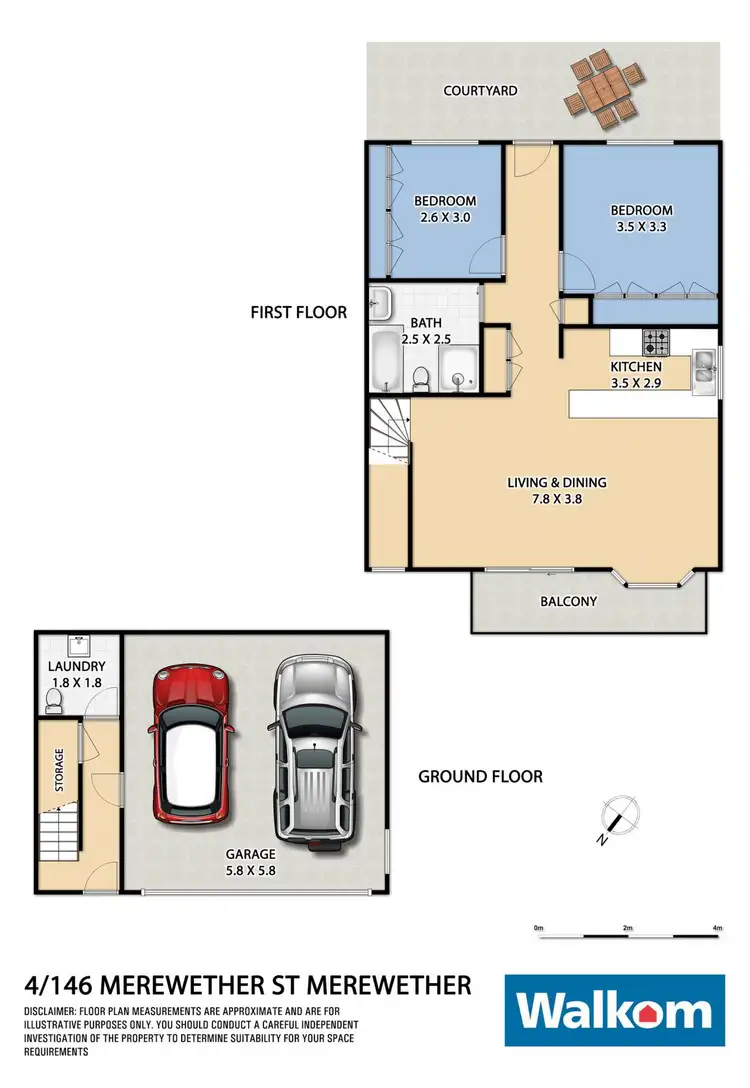 Floorplan of Homely house listing, 4/146 Merewether Street, Merewether NSW 2291