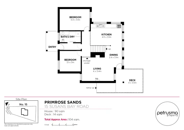 Floorplan of Homely house listing, 15 Susans Bay Road, Primrose Sands TAS 7173