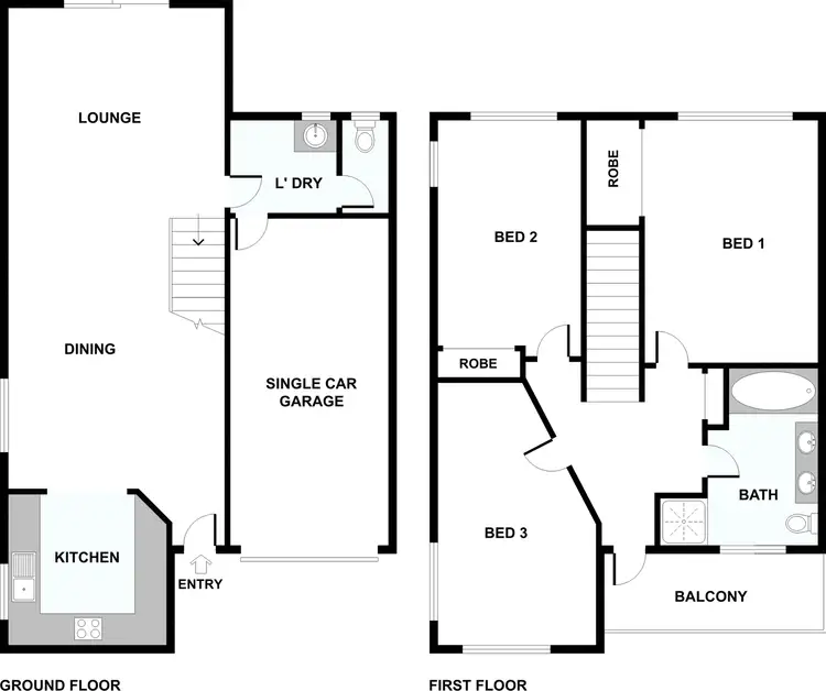 Floorplan of Homely unit listing, 6/7 Smart Street, Waratah NSW 2298