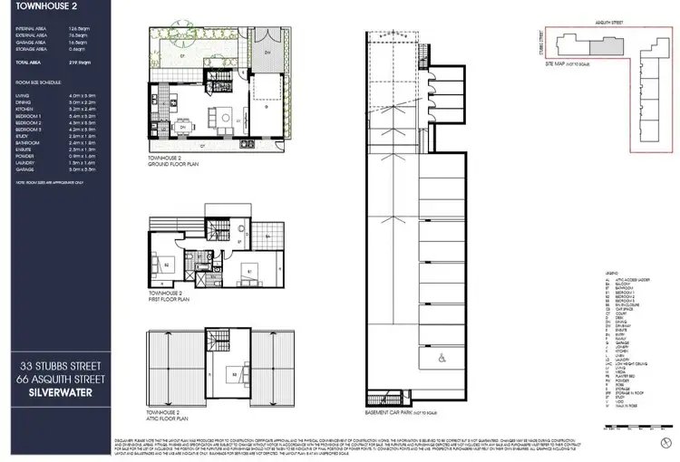 Floorplan of Homely townhouse listing, 2/66 Asquith Street, Silverwater NSW 2128