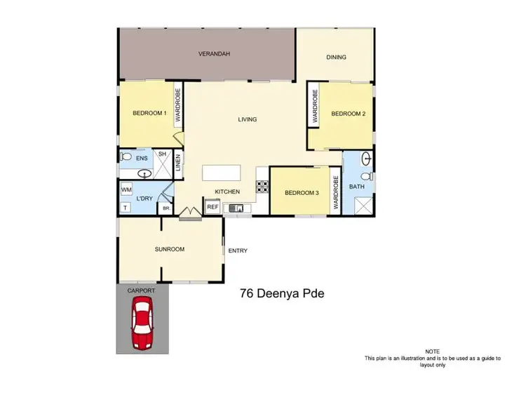 Floorplan of Homely house listing, 76 Deenya Parade, Russell Island QLD 4184