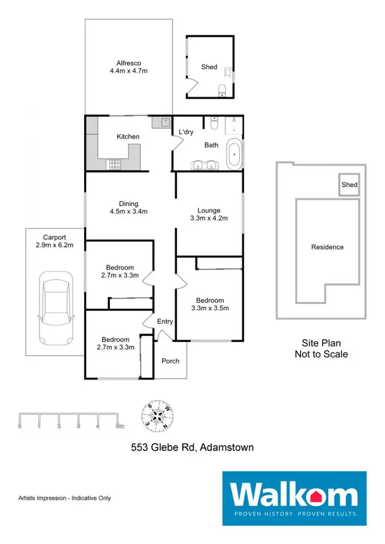 Floorplan of Homely house listing, 553 Glebe Road, Adamstown NSW 2289