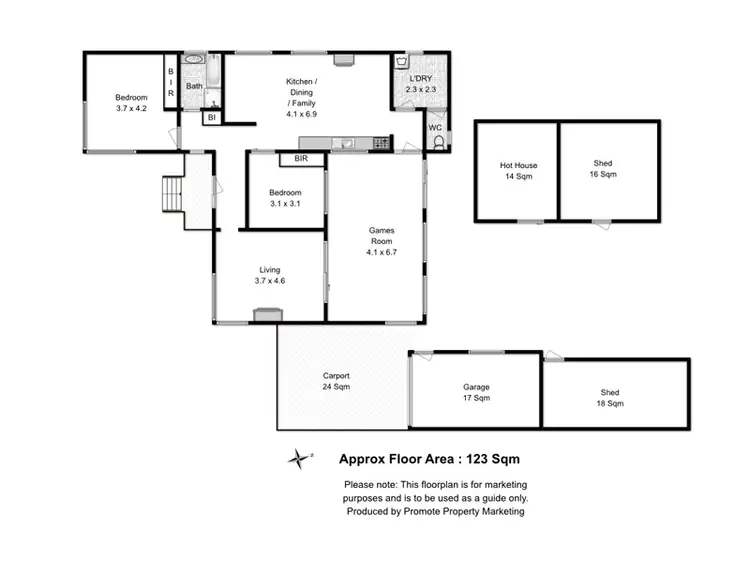 Floorplan of Homely house listing, 102 North Crescent, New Norfolk TAS 7140