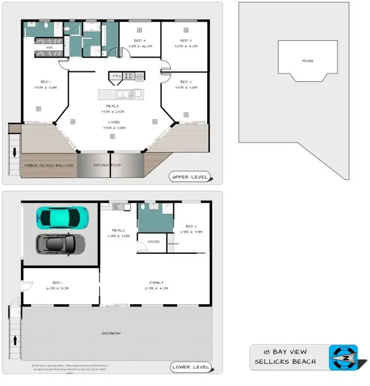 Floorplan of Homely house listing, 18 Bay View, Sellicks Beach SA 5174
