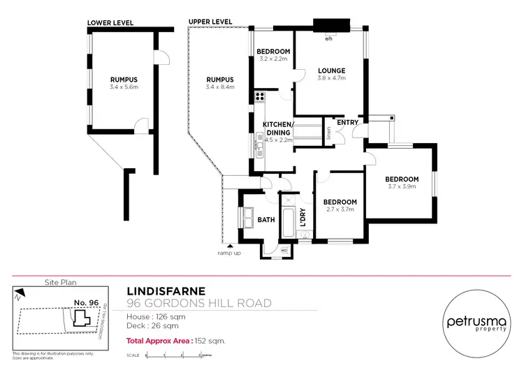Floorplan of Homely house listing, 96 Gordons Hill Road, Lindisfarne TAS 7015