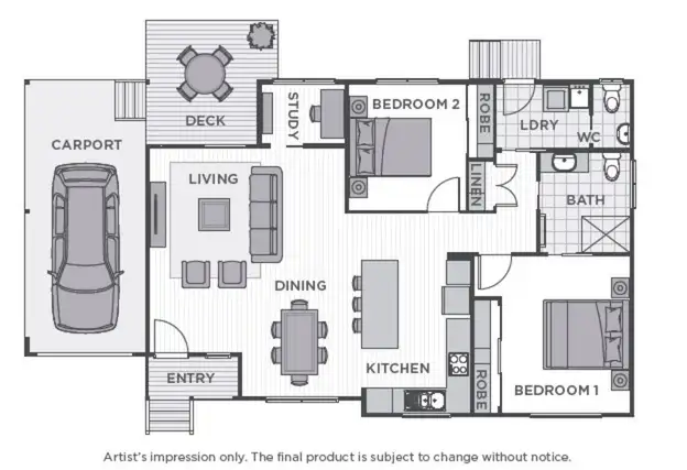 Floorplan of Homely house listing, 325/4 Gimberts Road, Morisset NSW 2264