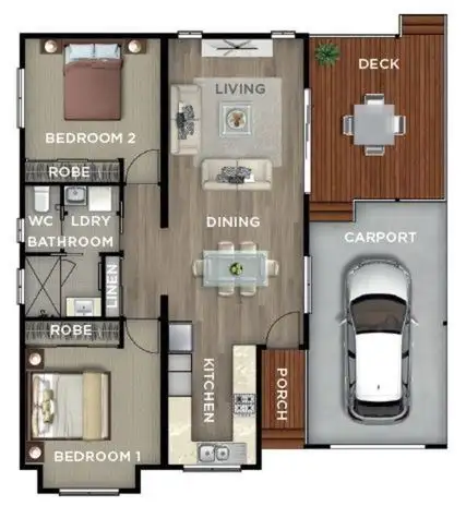 Floorplan of Homely house listing, 38/40 Watt Street, Lara VIC 3212