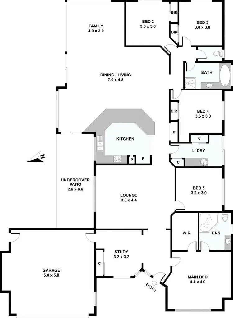 Floorplan of Homely house listing, 17 Dallow Crescent, Helensvale QLD 4212