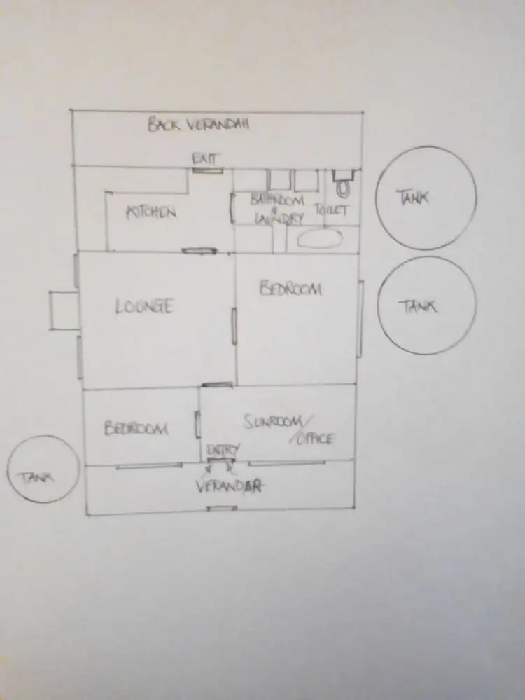Floorplan of Homely house listing, 4 Henty Street, Coleraine VIC 3315