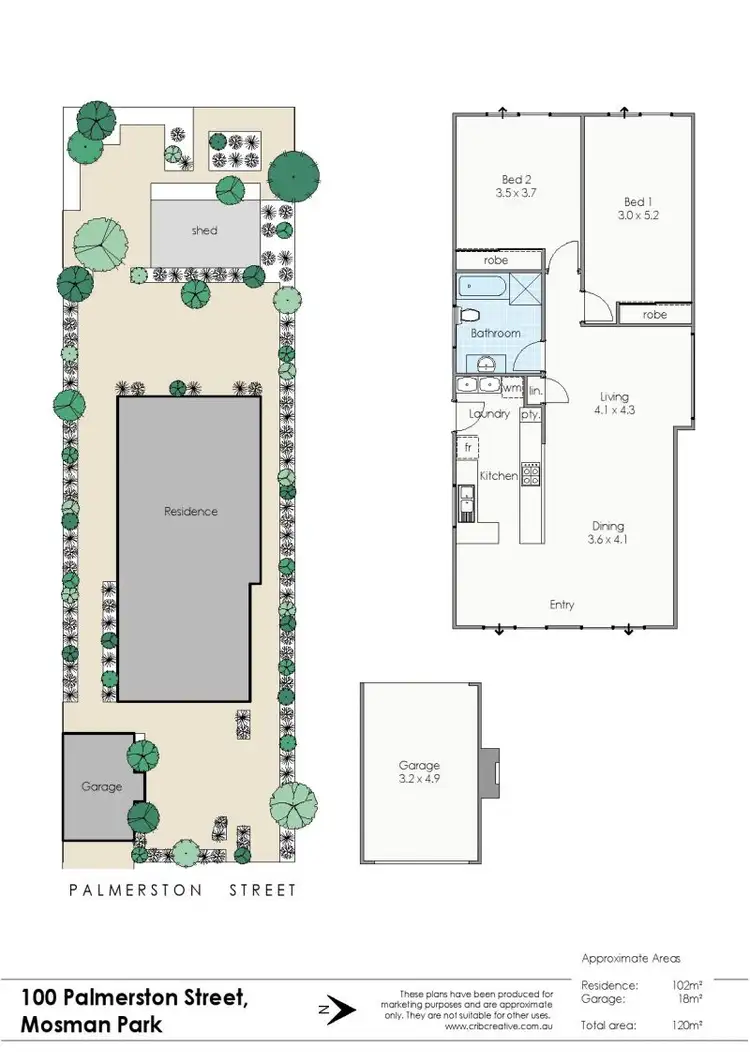 Floorplan of Homely house listing, 100 Palmerston Street, Mosman Park WA 6012