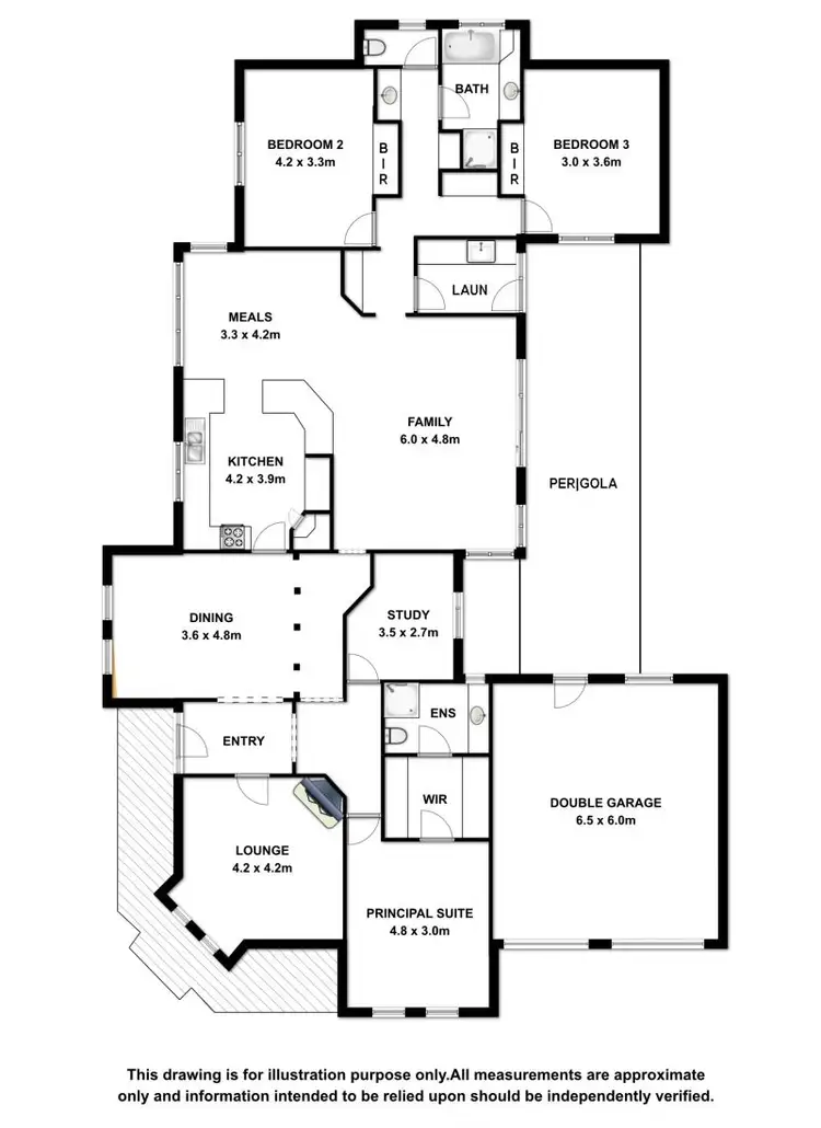 Floorplan of Homely house listing, 8 WESTLANDS COURT, Mount Gambier SA 5290