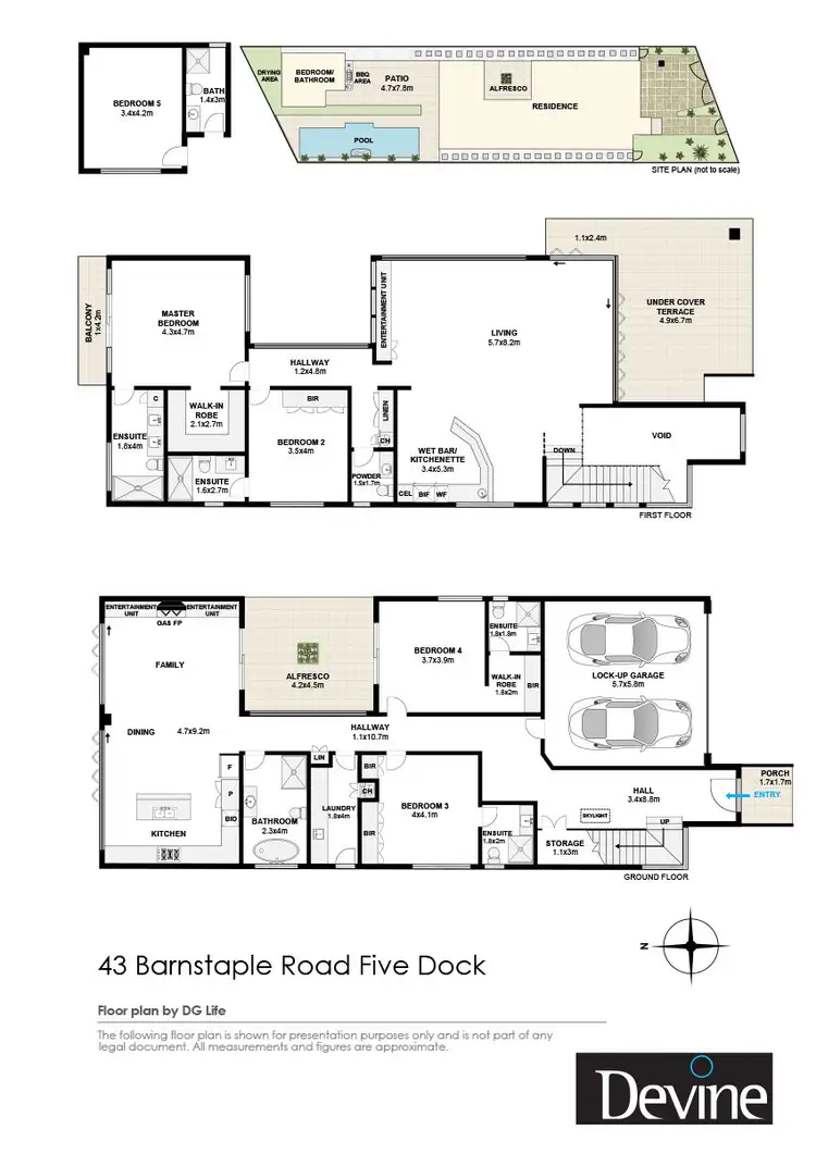 Floorplan of Homely house listing, 43 Barnstaple Road, Five Dock NSW 2046