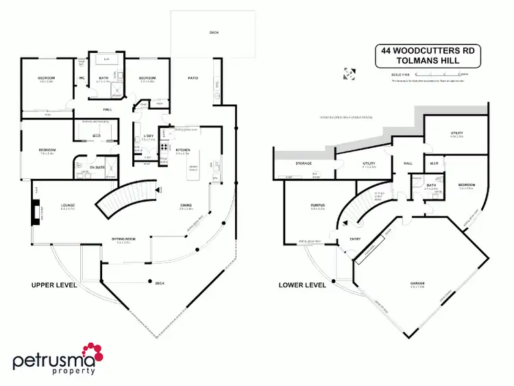 Floorplan of Homely house listing, 44 Woodcutters Road, Tolmans Hill TAS 7007