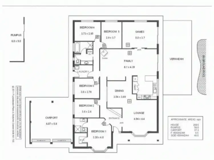 Floorplan of Homely house listing, Address available on request
