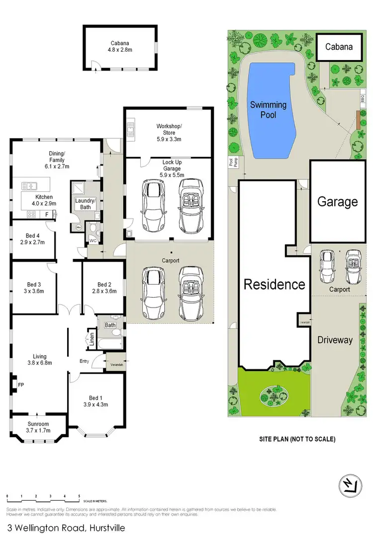 Floorplan of Homely house listing, 3 Wellington Road, Hurstville NSW 2220