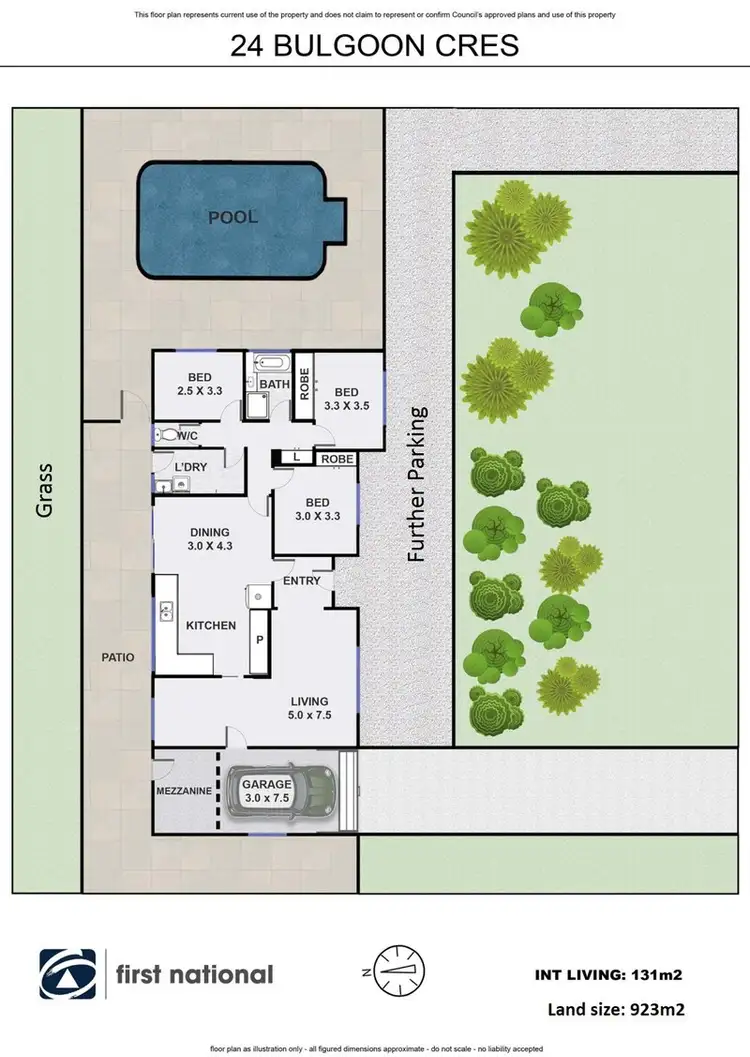 Floorplan of Homely house listing, 24 Bulgoon Crescent, Ocean Shores NSW 2483