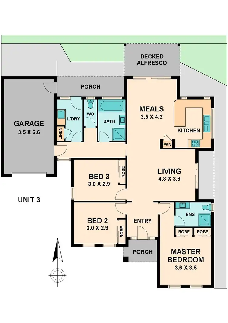 Floorplan of Homely house listing, 3/110 WINDHAM STREET, Wallan VIC 3756