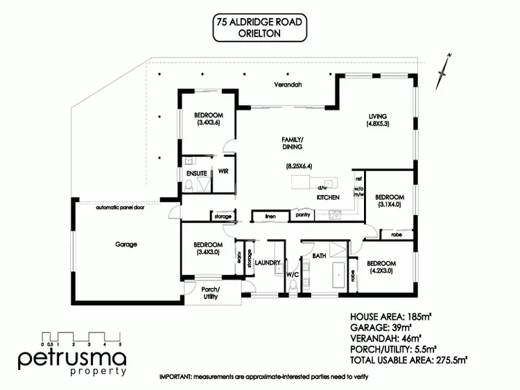 Floorplan of Homely house listing, 75 Aldridge Road, Orielton TAS 7172