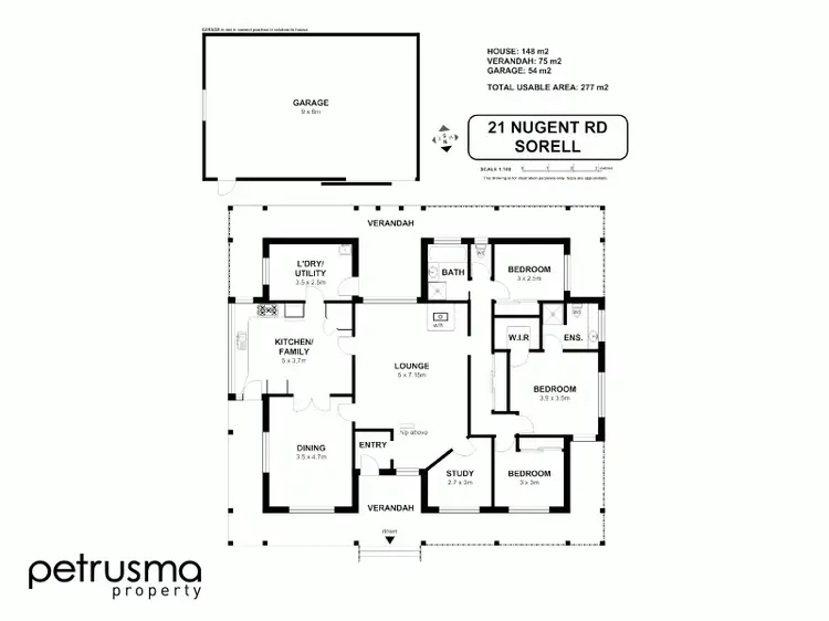 Floorplan of Homely house listing, 21 Nugent Road, Sorell TAS 7172