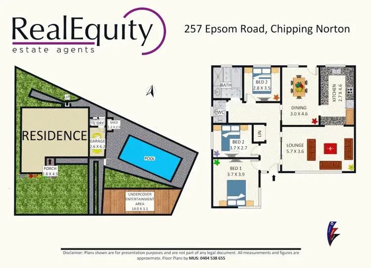 Floorplan of Homely house listing, 257 Epsom Road, Chipping Norton NSW 2170
