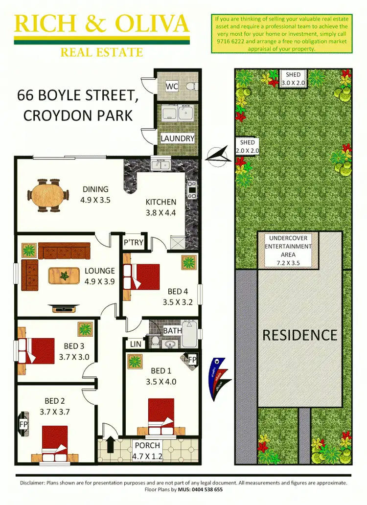 Floorplan of Homely house listing, 66 Boyle Street, Croydon Park NSW 2133