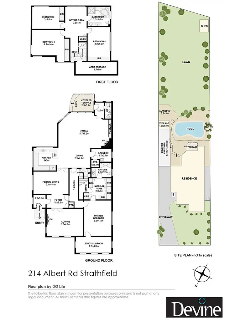 Floorplan of Homely house listing, 214 Albert Road, Strathfield NSW 2135
