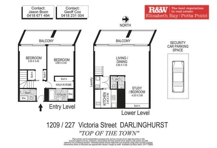 Floorplan of Homely apartment listing, 1209/227 Victoria Street, Darlinghurst NSW 2010