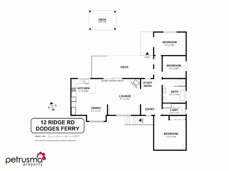 Floorplan of Homely house listing, 12 Ridge Road, Dodges Ferry TAS 7173